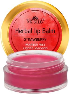 Mexmy Strawberry Lip Balm For Girls Baby Pink Strawberry(Pack of: 1, 10 g)