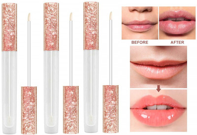 MYEONG perfect Transparent Moisturizing & plumping lips Lip gloss pack of 3(18 ml, TRANSPARENT)