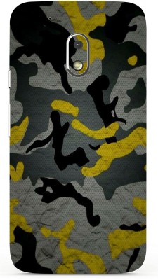 OggyBaba Motorola Moto G4 Play Mobile Skin(Yellow Camouflage Skin Matte Finish)