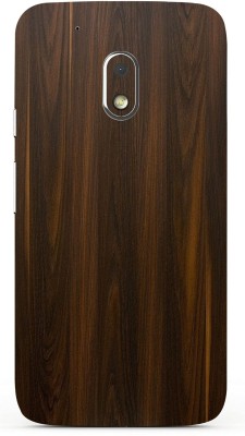 OggyBaba Motorola Moto G4 Play Mobile Skin(Mahogany wood Skin Matte Finish)