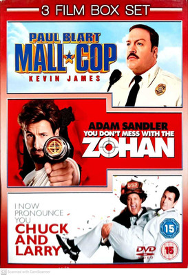Paul Blart: Mall Cop / You Don'T Mess With The Zohan / I Now Pronounce You Chuck and Larry(DVD English)