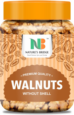 Nature's Bridge California Walnut Kernels - 250 gm Jar (Akhrot Giri) Walnut without Shell Walnuts(1 x 250 g)