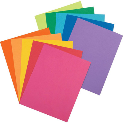 sehgal Thick Unruled A5 90 gsm Drawing Paper(Set of 100, Multicolor)