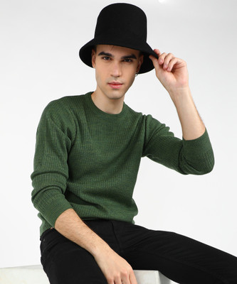 MONTE CARLO Round Neck Striped Men Pullover