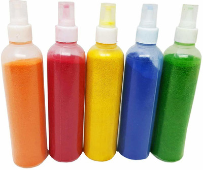 pleasing forest Pack of 10 Rangoli Powder(Multicolor)