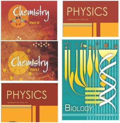 NCERT Class 12th Science Book Set (PCB) 1.Physics Textbook Part 1 And Part 2 Chemistry Textbook Part 1 And Part 2 Biology Textbook (HARDCOVER) NCERT 12th CLASS 5 COMBO BOOK (ENGLISH MEDIUM (Paperback)(Paperback, National Council of Educational Research and Training)