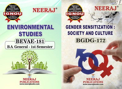 BEVAE-181 Environmentals Studies & BGDG-172: Gender Sensitization: Society And Culture(Paperback, Group of Neeraj Publication)