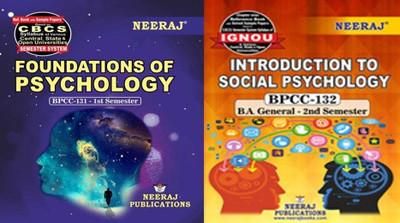 BPCC-131 : Foundations Of Psychology BPCC-132 : Introduction To Social Psychology(Paperback, Experts Panel of Neeraj Publication)