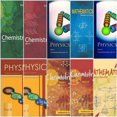 NCERT Textbook ( Physics Part 1&2, Chemistry Part 1&2 Math, Only 12th Math Part 1&2) For Class 11th & 12th Combo Set, English Medium Paperback Binding, CBSE Board (Paperback, NCERT)(Paperback, NCERT)
