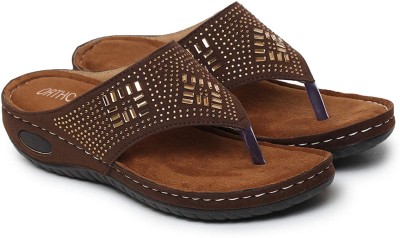 ORTHO JOY Women Casual(Brown , 8)