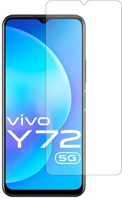 dIZOM Edge To Edge Tempered Glass for Vivo Y72(Pack of 1)