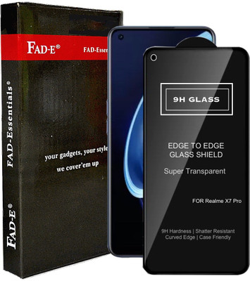 FAD-E Edge To Edge Tempered Glass for Realme X7 Pro(Pack of 1)