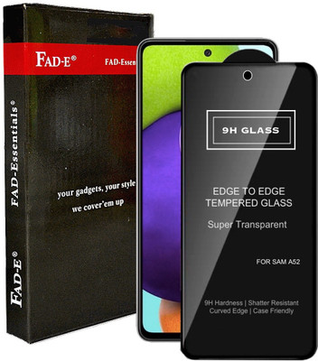 FAD-E Edge To Edge Tempered Glass for Samsung Galaxy A52, Samsung Galaxy A52s 5G(Pack of 1)