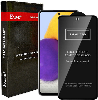 FAD-E Edge To Edge Tempered Glass for Samsung Galaxy A72(Pack of 1)