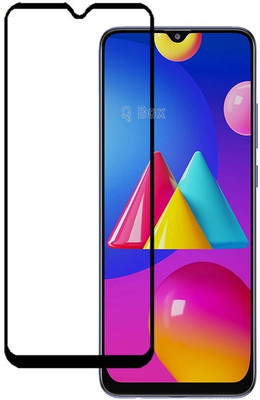 Q Box Edge To Edge Tempered Glass for Samsung Galaxy M02s(Pack of 1)