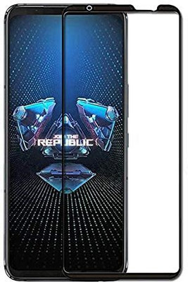 COVER CAPITAL Edge To Edge Tempered Glass for Asus ROG Phone 5 Ultimate(Pack of 1)