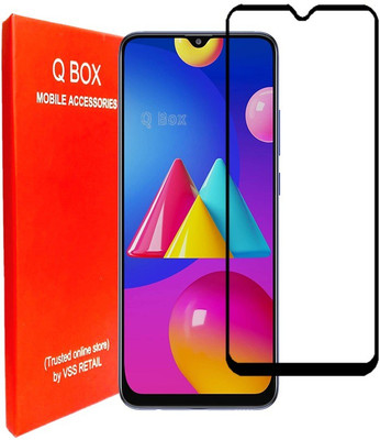 Q Box Edge To Edge Tempered Glass for Samsung Galaxy M02s(Pack of 1)