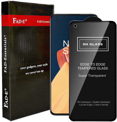 FAD-E Edge To Edge Tempered Glass for OnePlus 9R, OnePlus 9R 5G(Pack of 1)