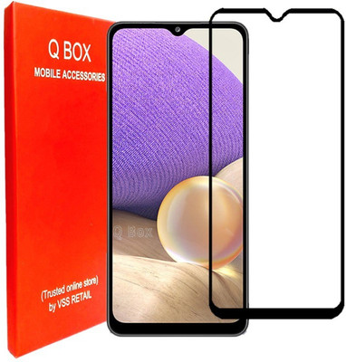 Q Box Edge To Edge Tempered Glass for Oppo A16e(Pack of 1)