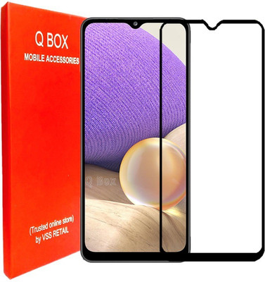 Q Box Edge To Edge Tempered Glass for Samsung Galaxy A32 5G(Pack of 1)