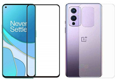 NEMIZI Front and Back Tempered Glass for Oneplus 9R(Pack of 1)