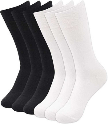 Akeeta Men Solid Calf Length(Pack of 6)