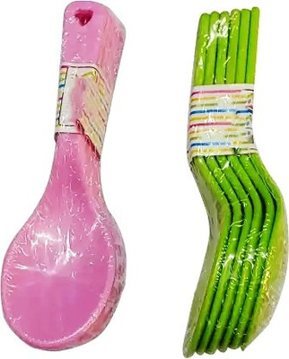 CRAZYGOL Plastic Table Spoon Set(Pack of 12)