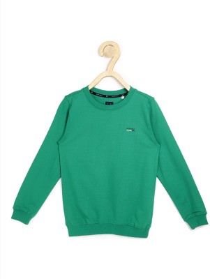 Allen Solly Full Sleeve Solid Boys Sweatshirt