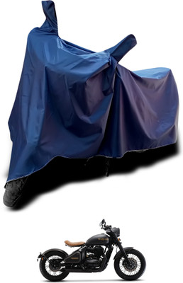 GOSHIV-car and bike accessories Waterproof Two Wheeler Cover for JAWA(Blue)