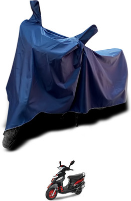 GOSHIV-car and bike accessories Waterproof Two Wheeler Cover for Mahindra(Rodeo UZO, Blue)