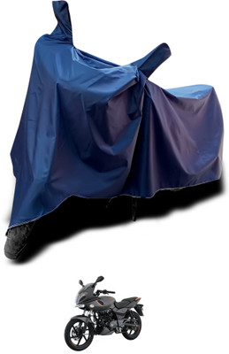GOSHIV-car and bike accessories Waterproof Two Wheeler Cover for Bajaj(Blue)