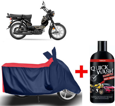 AutoRash Waterproof Two Wheeler Cover for TVS(XL 100, Blue)