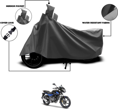 GOSHIV-car and bike accessories Waterproof Two Wheeler Cover for Bajaj(Pulsar 150 DTS-i, Grey)