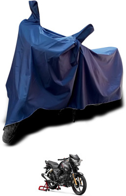 GOSHIV-car and bike accessories Waterproof Two Wheeler Cover for TVS(Apache 150, Blue)