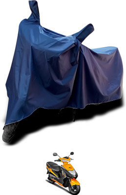GOSHIV-car and bike accessories Waterproof Two Wheeler Cover for Ampere(Blue)