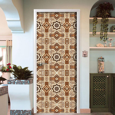 BPDESIGNSOLUTION Decorative Multicolor Wallpaper(199 cm x 77 cm)