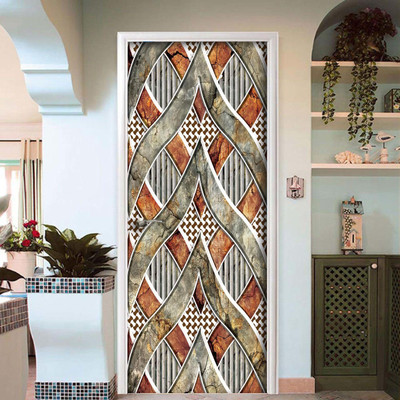 BPDESIGNSOLUTION Vinyl Decorative Multicolor Wallpaper(L x W: 199 cm x 77 cm)