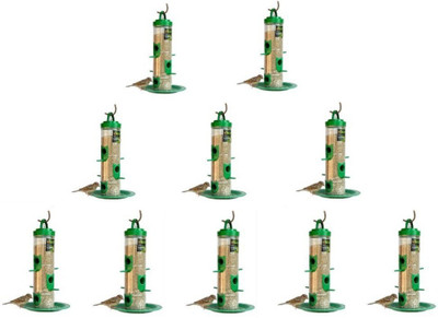 AMIJIVDAYA Large bird feeder (pack of 10) Window Bird Feeder Bird Feeder(Green)