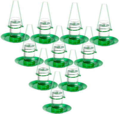 AMIJIVDAYA Large water feeder (pack of 10) Window Bird Feeder Bird Feeder(Green)