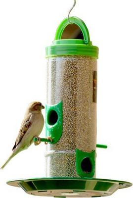 AMIJIVDAYA Medium bird feeder Window Bird Feeder Bird Feeder(Green)