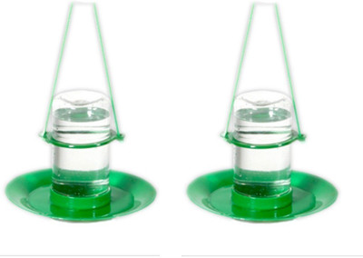 AMIJIVDAYA Small water feeder (pack of 2) Window Bird Feeder Bird Feeder(Green)