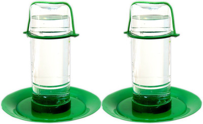 AMIJIVDAYA Large water feeder (pack of 2) Window Bird Feeder Bird Feeder(Green)