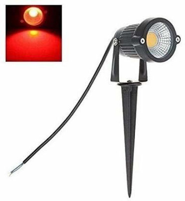 Ravi's Enterprise 3 W Basic Round Plug & Play LED Bulb(Red)
