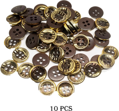 lookat Creative Buttons for Sewing (Pack of 10 Pieces) Plastic Buttons(Pack of 10)
