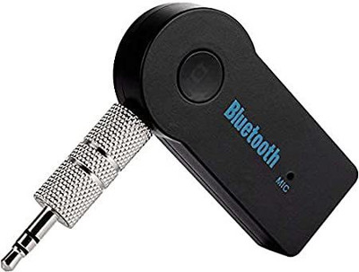 ENMORA v4.1 Car Bluetooth Device with 3.5mm Connector, Audio Receiver, FM Player, Transmitter, Remote Control(Black)