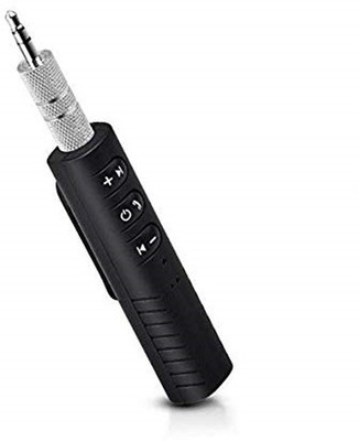 TECHEL v4.1 Car Bluetooth Device with Audio Receiver, 3.5mm Connector, FM Player, Adapter Dongle, Remote Control(Black)
