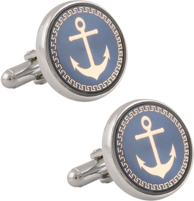 SANDHA Metal Cufflink(Silver)