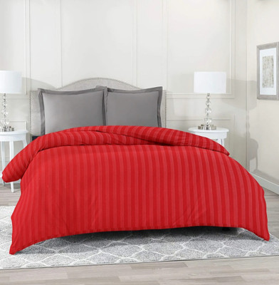 Divine Homes Queen Polycotton Duvet Cover(Red)