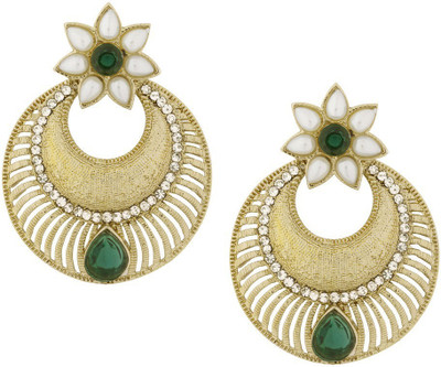 the jewelbox Filigree Chaand Copper Stud Earring