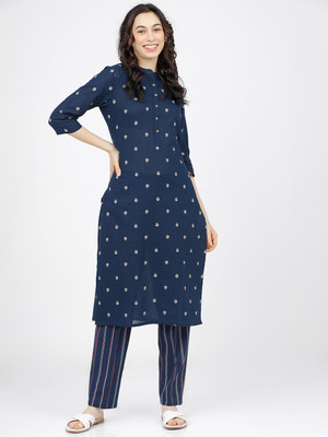 Vishudh Women Kurta Pant Set